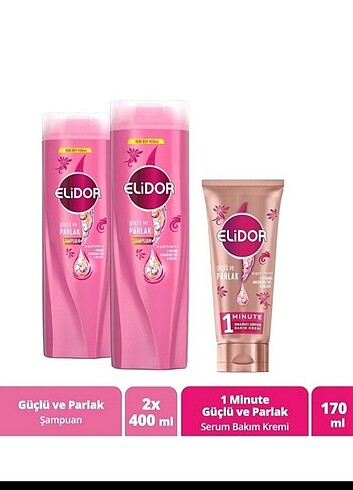Elidor Elidor şampuan saç kremi set