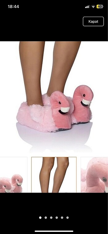 Twigy flamingo kadın panduf