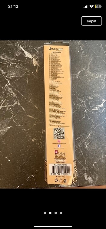  Beden Nascita kapatıcı fırçası concealer 136 no