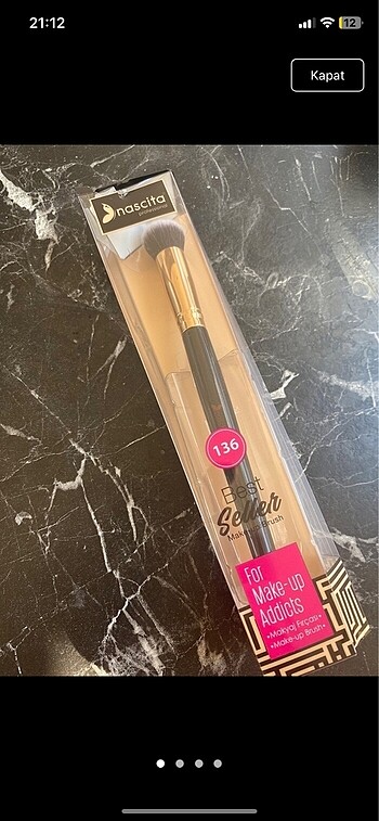 Nascita kapatıcı fırçası concealer 136 no