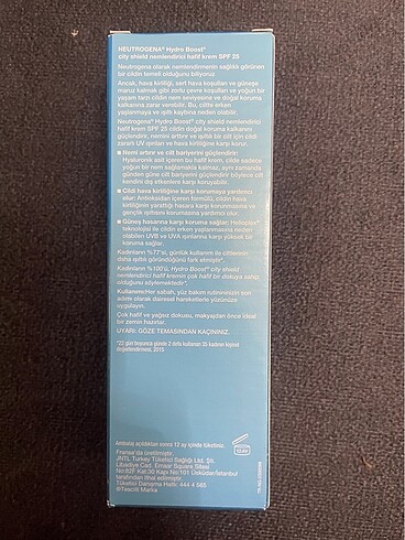 Neutrogena Güneş kremi içeren hafif nemlendirici