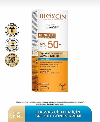Bioderma Bioxcin güneş kremi spf 50