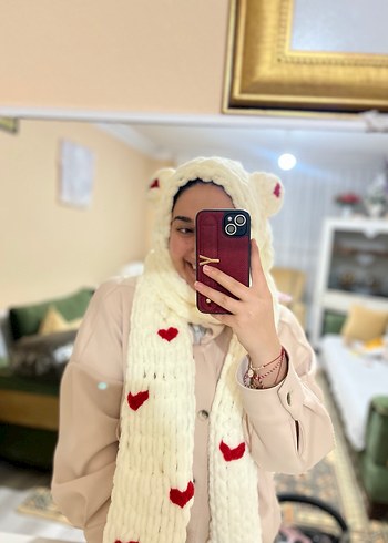 Şapkalı atkı - Görsel 2