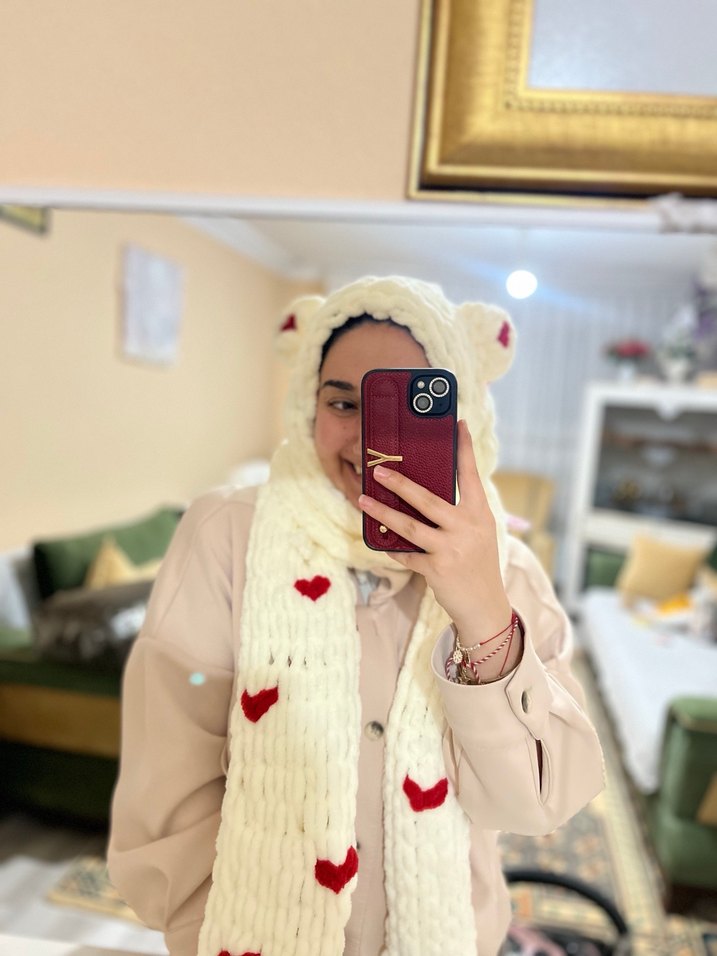 Şapkalı atkı - Görsel 2