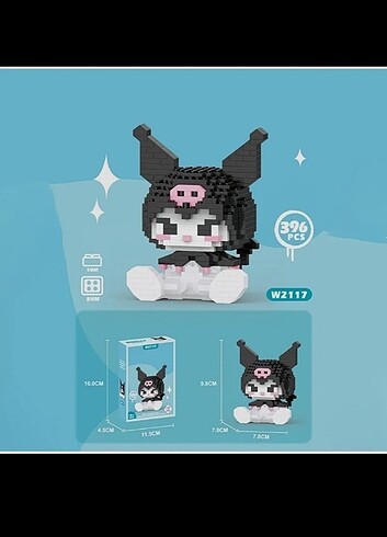 Sanrio Kuromi Hello Kitty lego 