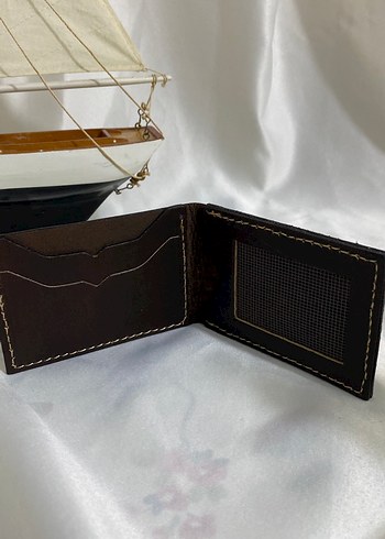 Kahverengi Minimalist Erkek Cüzdanı - Görsel 2