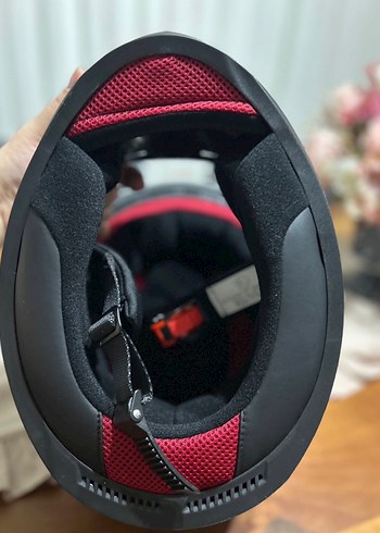 LS2 Siyah Baskılı Motosiklet Kaskı - Görsel 4