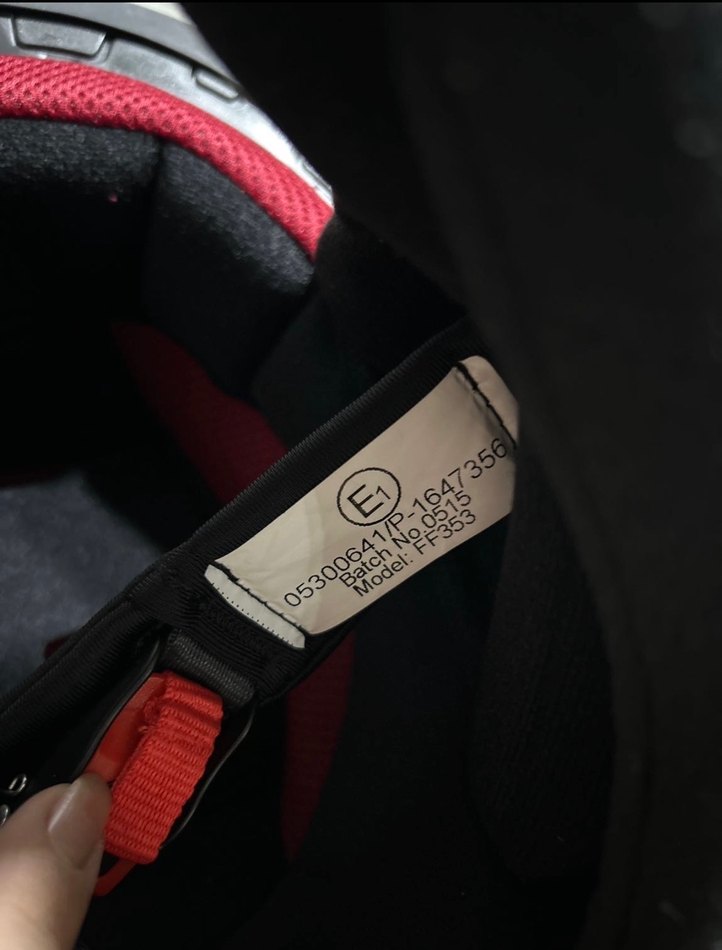 LS2 Siyah Baskılı Motosiklet Kaskı - Görsel 5