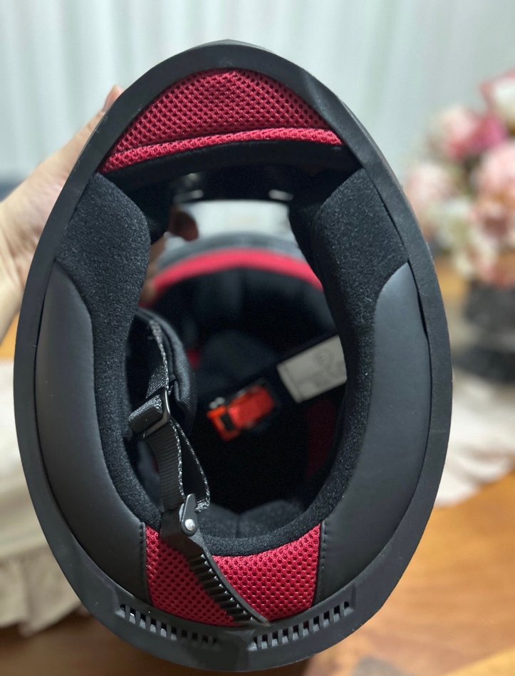 LS2 Siyah Baskılı Motosiklet Kaskı - Görsel 4