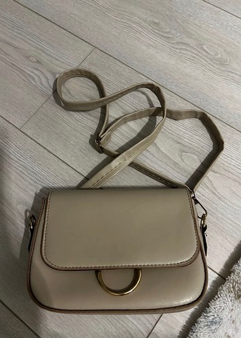 Pembe ve Bej Deri Kadın Çanta iki adet çanta fiyatıdır - Görsel 4