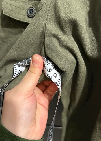 Düğmeli Kamuflaj Desenli erkek Ceket - Görsel 5