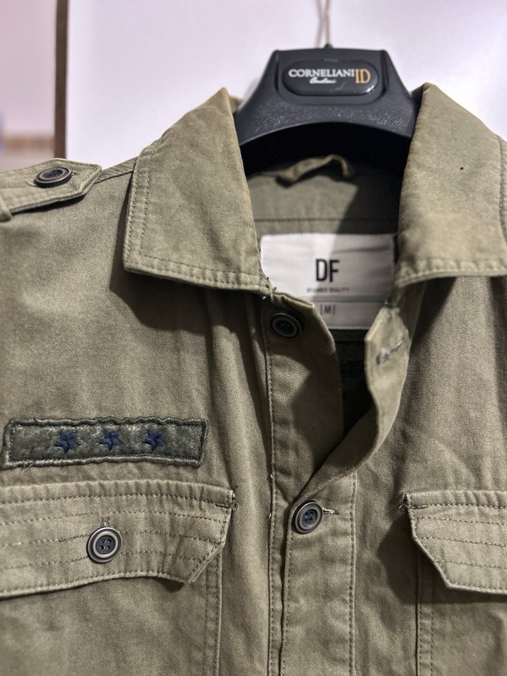 Düğmeli Kamuflaj Desenli erkek Ceket - Görsel 2