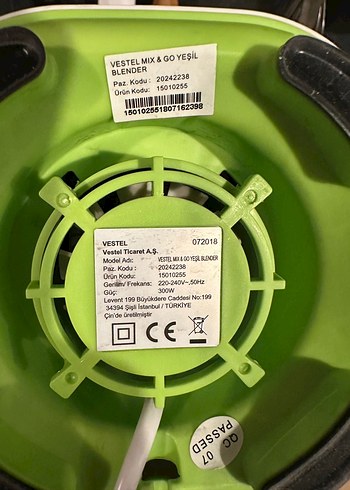 Vestel mix and go Blender ve Şişe Seti - Görsel 2