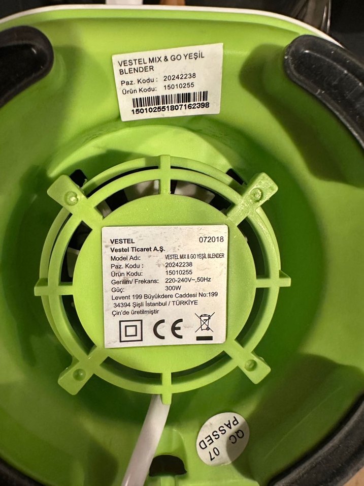 Vestel mix and go Blender ve Şişe Seti - Görsel 2