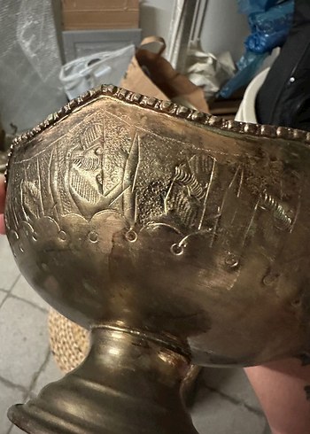 Pirinç Bakır Kase - Görsel 3