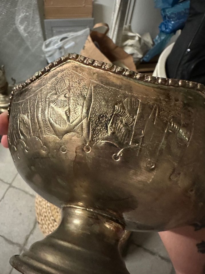 Pirinç Bakır Kase - Görsel 3