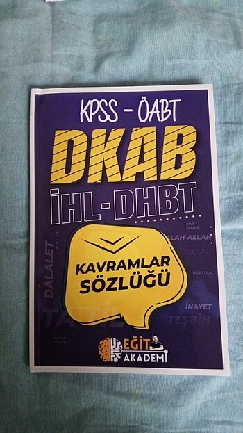 KPSS-ÖABT DKAB İHL-DHBT Kavramlar Sözlüğü / Eğit Akademi