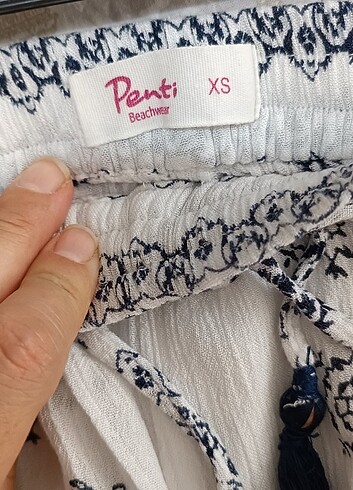 xs Beden beyaz Renk Penti plaj şortu