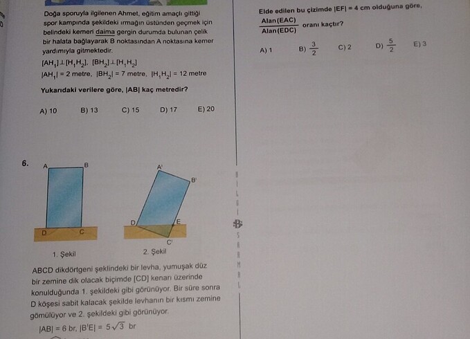  Beden TYT-AYT GEOMETRİ BİLGİ SARMAL DENEMESİ