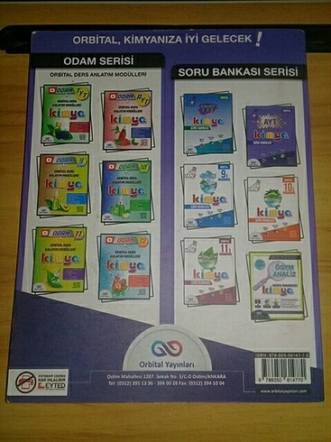 Beden Ayt Kimya Soru Bankası Orbital Yayınları