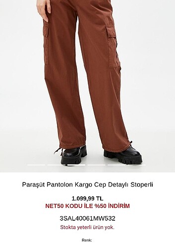 koton paraşüt pantolon