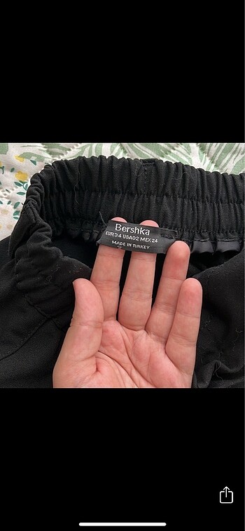 Bershka Bershka siyah kargo pantolon jean