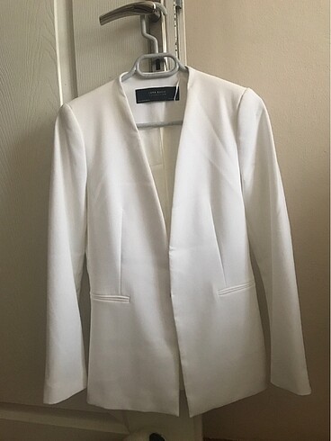 Zara beyaz blazer ceket