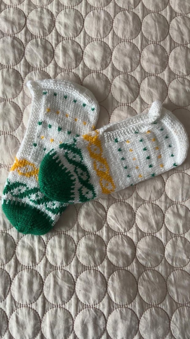 Nakışlı Renkli Erkek Çorapları - Görsel 3