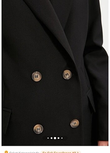 38 Beden siyah Renk Dokuma astarlı blazer ceket