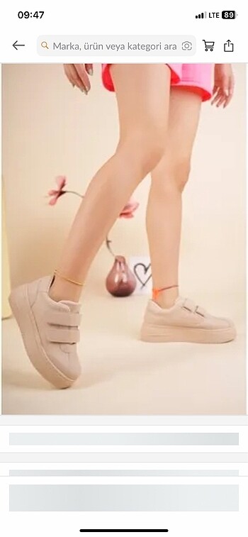 Kalın taban sneaker