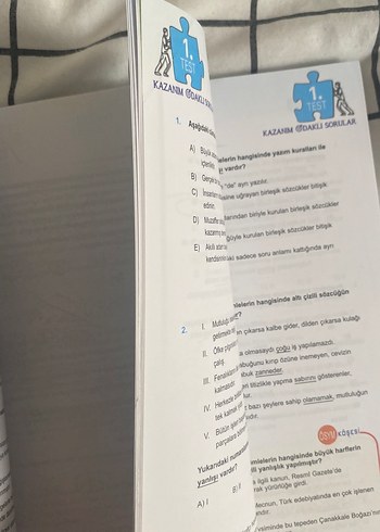 TYT Türkçe Soru Bankası ÜçDörtBeş - Görsel 3