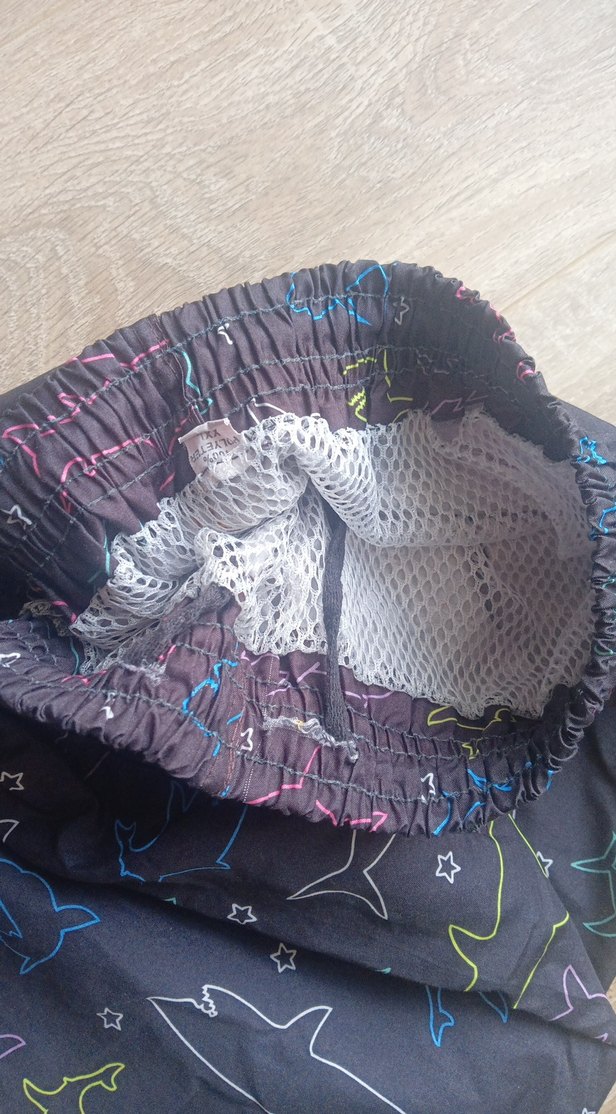 Renkli Bağlama Desenli Erkek Mini Şort - Görsel 3