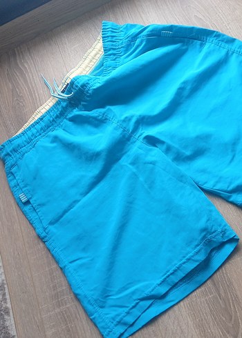 Erkek Mavi Midi Boy Şort - Görsel 6