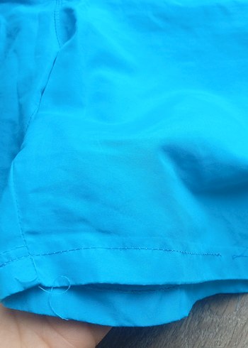 Erkek Mavi Midi Boy Şort - Görsel 7