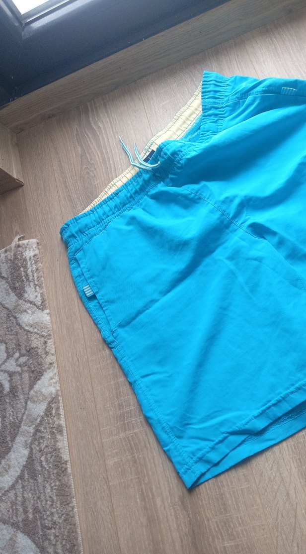 Erkek Mavi Midi Boy Şort - Görsel 5