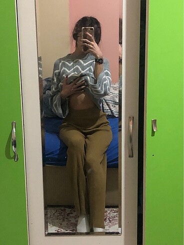 m Beden LCW rahat beli lastikli pantolon
