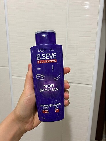 loreal paris elseve mor şampuan