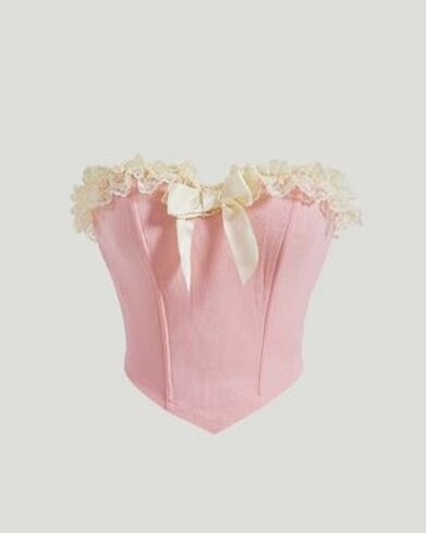 pembe kurdele crop
