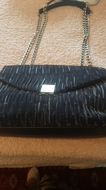 Nine West kadife çanta
