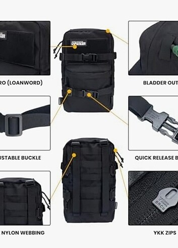 Savaş ordu taktik çantası sıfır ve orijinal - Görsel 5