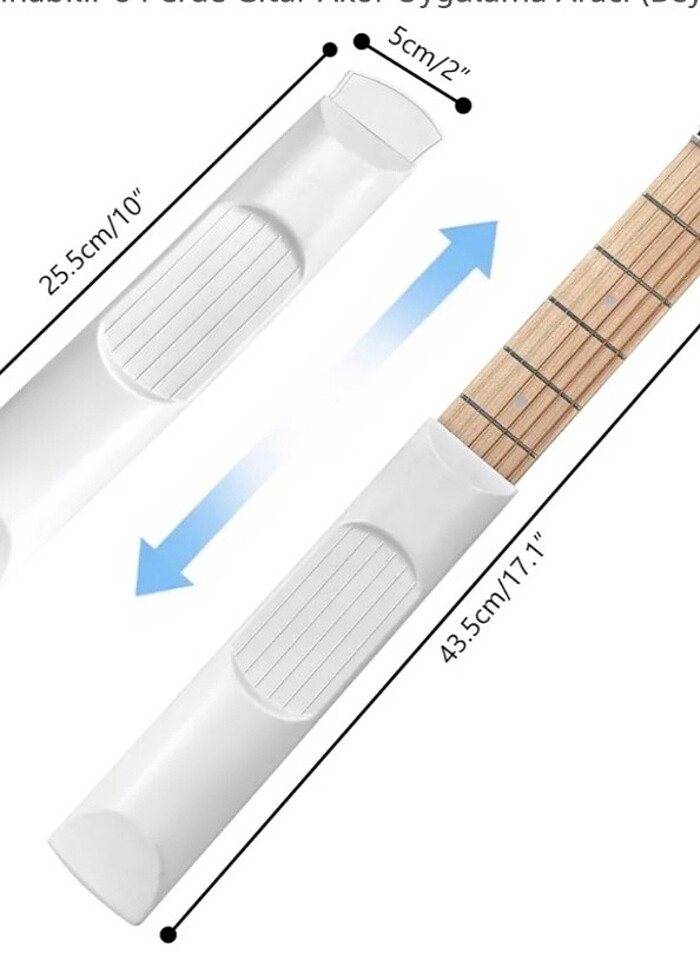 Musiin Cep Gitar Klavye Gitar Pratik Boyun, Yeni başlayanlar içi - Görsel 2