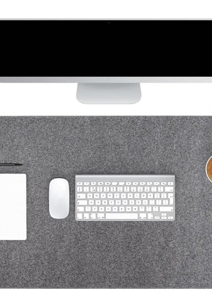 mouse pad keçe deri polyester sıfır - Görsel 3