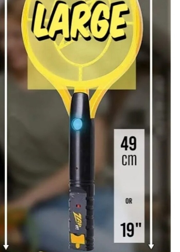 Zap It! Bug Zapper şarj edilebilir sivrisinek öldürücü, sinek öl - Görsel 3