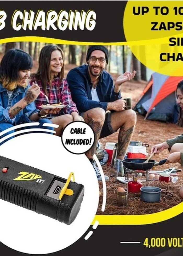 Zap It! Bug Zapper şarj edilebilir sivrisinek öldürücü, sinek öl - Görsel 2