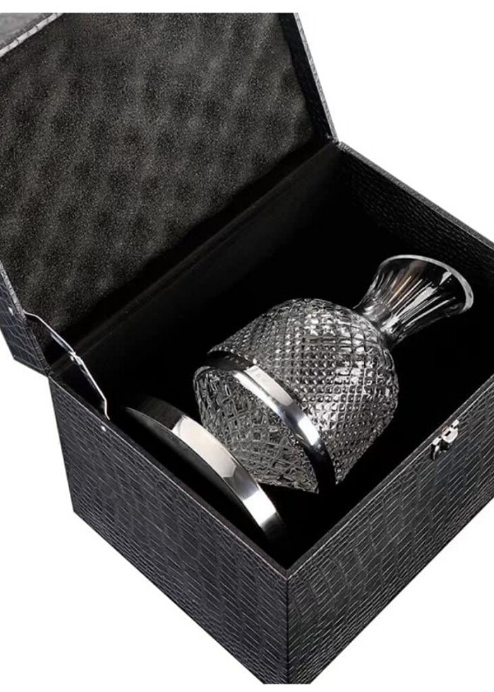 EMEBAY 360°Dönen Kristal Dekantör sürahi - Görsel 4