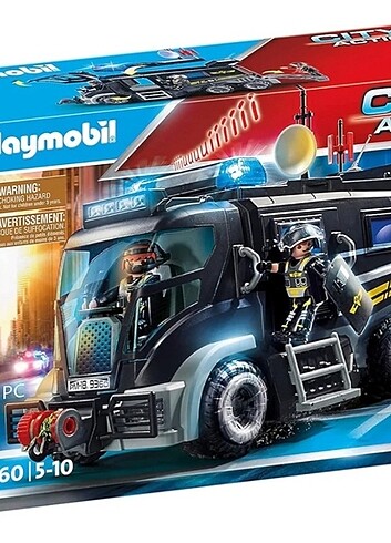 Playmobil 9360 - SEK-Truck mit Licht und Sound Spiel LEGO 
