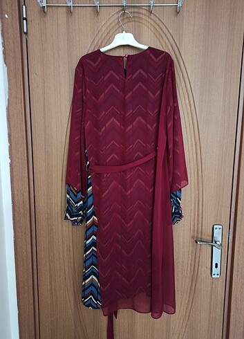 38 Beden Bordo renk tunik