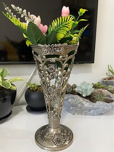 Antik vazo Alman gümüşü