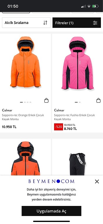 ORJİNAL COLMAR KAYAK MONTU VE PANTOLONU - Görsel 2