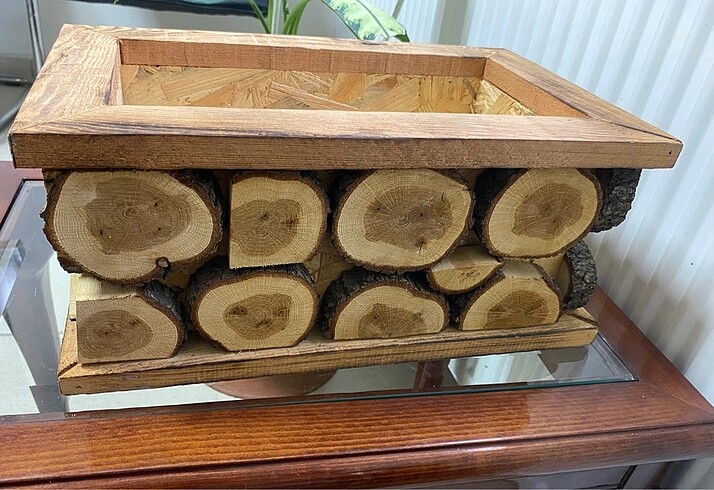 Kütük sandık kutu - Görsel 4